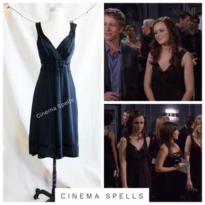 ASO Rory in Gilmore Girls Black Silk MJ Dress 4